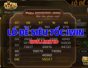 Game lô đề siêu tốc iwin