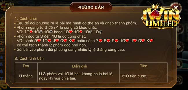 Luật chơi Phỏm cơ bản