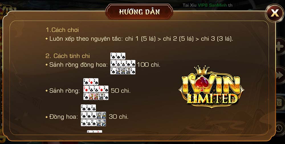 Cách chơi Mậu Binh iWin