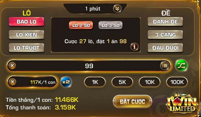 Đặt cược lô đề rất đơn giản