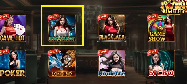 Vào game Baccarat và chơi
