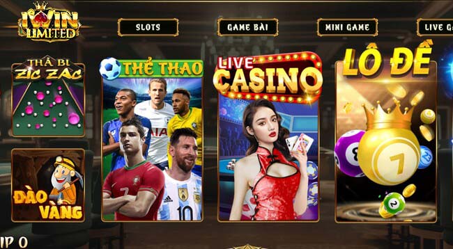 Chọn Live Casino trên trang chủ