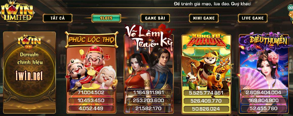 cổng game bài iwin