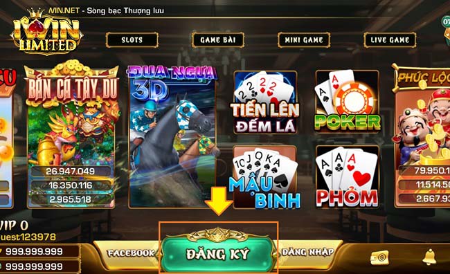 Đăng ký tài khoản iWin