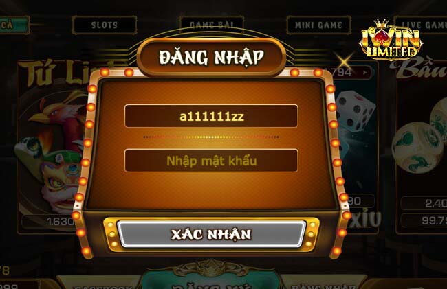 Giao điện đăng nhập