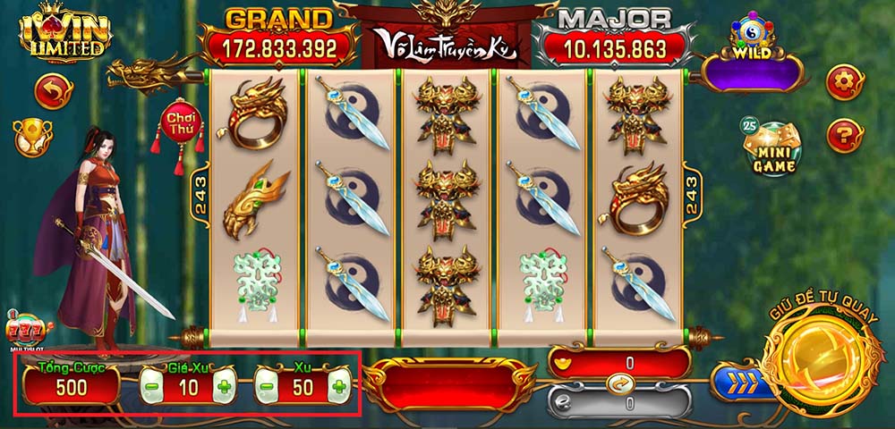 Đặt cược để chơi Võ Lâm Truyền Kỳ tại iWin