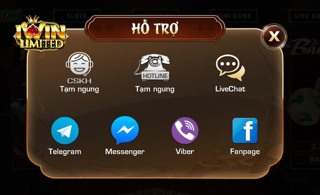 iWin tự hào với kênh hỗ trợ khách hàng chuyên nghiệp