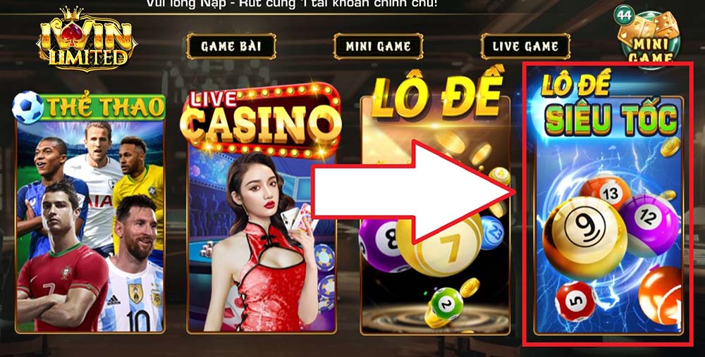 Vào game Lô Đề Siêu Tốc iWin