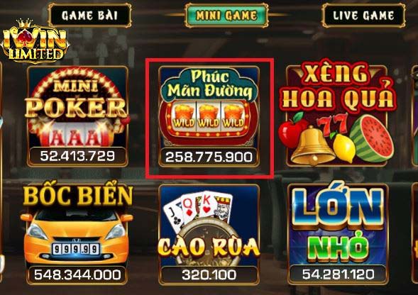 chơi game phúc mãn đường iwin