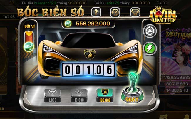 Bốc Biển Số có giao diện bắt mắt