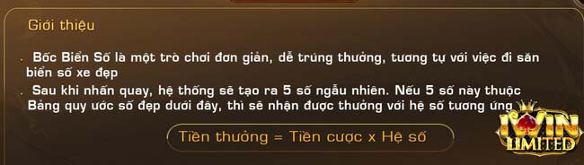 Bạn cần nắm luật chơi game Bốc Biển Số để dễ trúng 