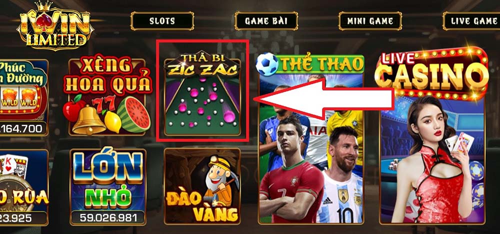 Game Thả Bi Ziczac trên iWin