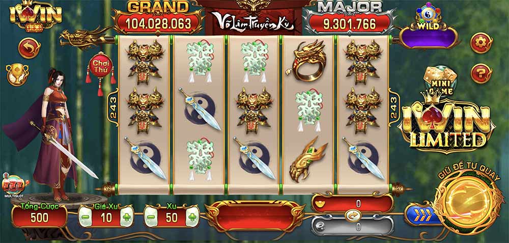 giao diện nổ hũ võ lâm truyền kỳ iwin