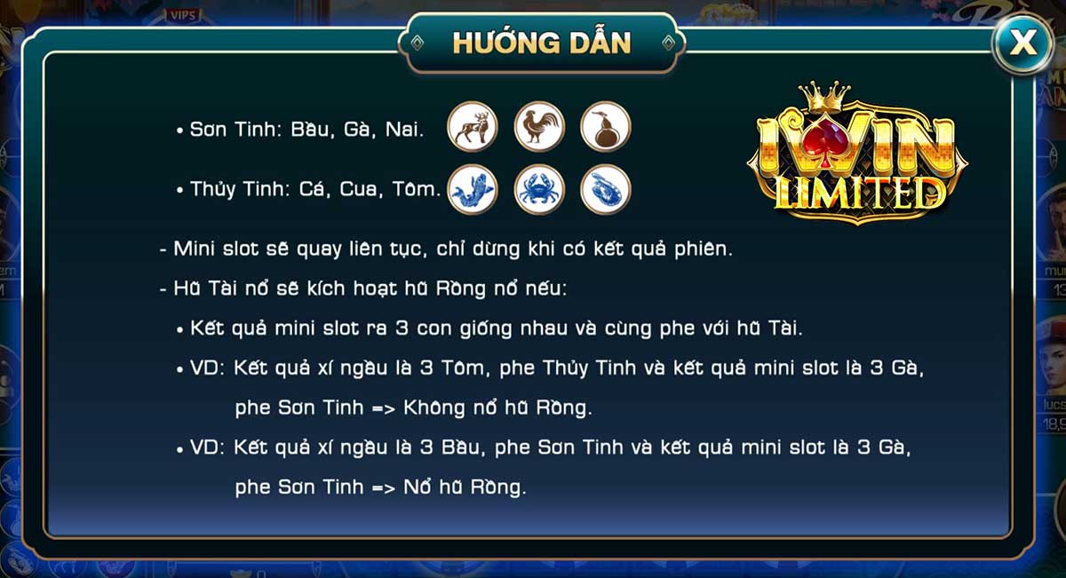 Hướng dẫn chơi Bầu Cua iWin