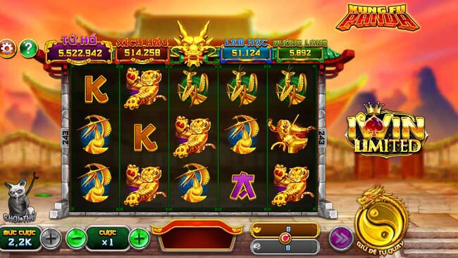 Giao diện game Kungfu Panda cực kỳ thu hút