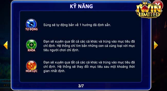 Các kỹ năng trong game