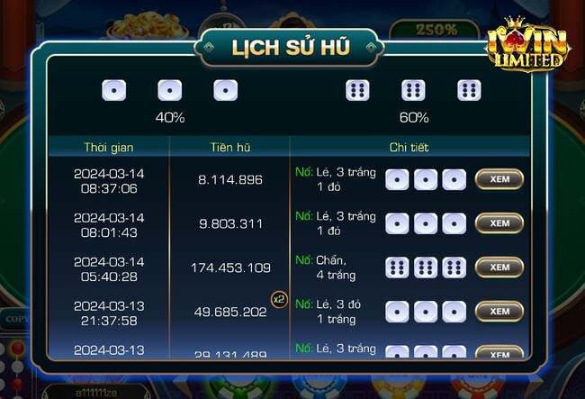 Soi cầu theo bảng kết quả