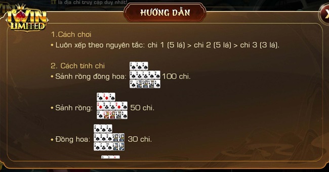 Luật chơi binh xập xám cơ bản