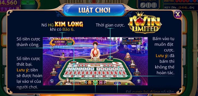 Luật chơi cơ bản của Ngũ Long Sicbo 3D trên Iwin