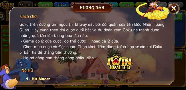 Luật chơi slot Songoku iWin