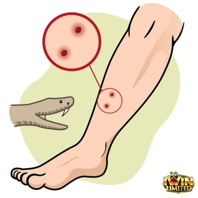 Mơ thấy rắn cắn chân chảy máu