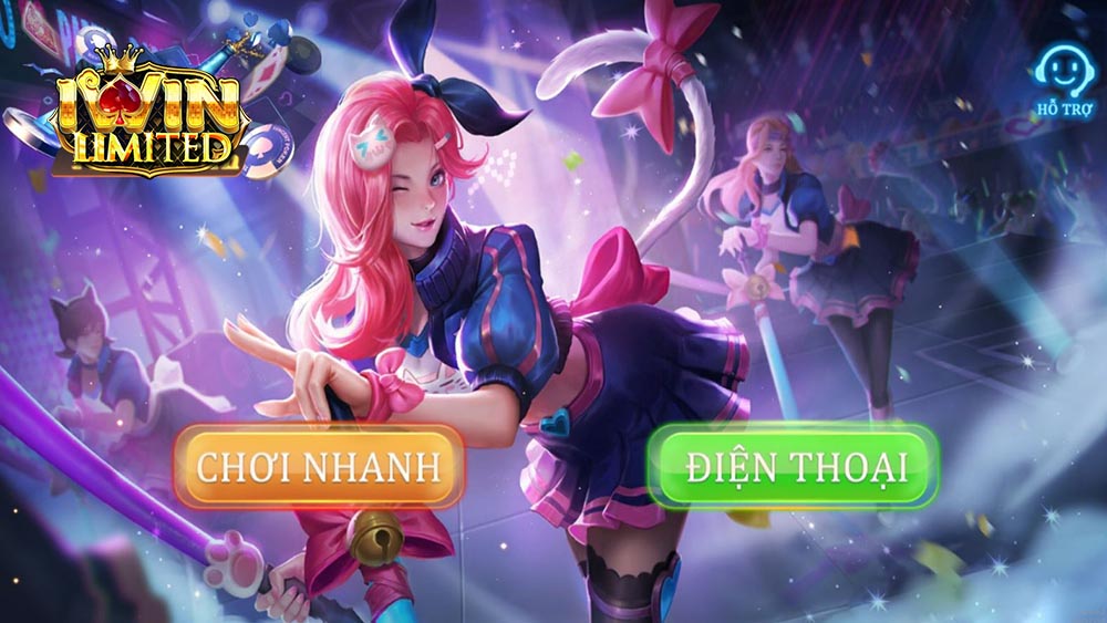 Giao diện cổng game iWin86