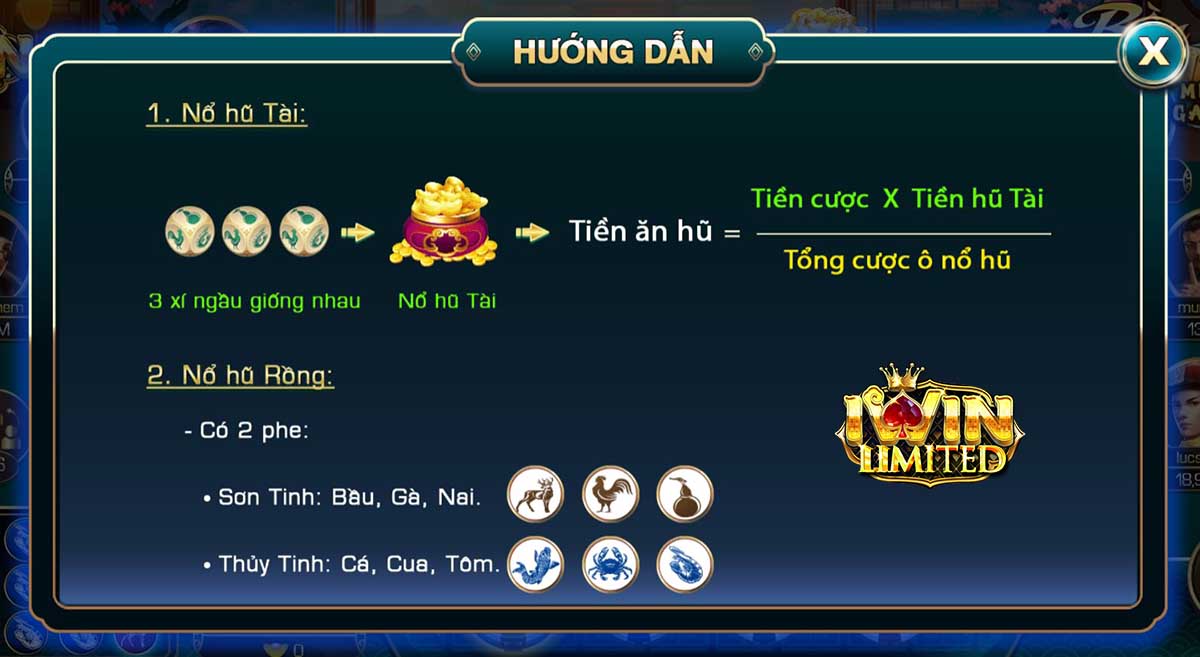 Nổ bũ Bầu Cua iWin