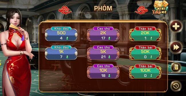 Phỏm Bigkool trên iWin