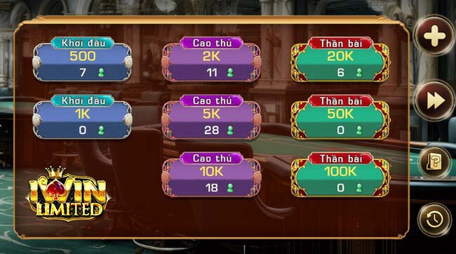 Chọn bàn chơi hợp lý