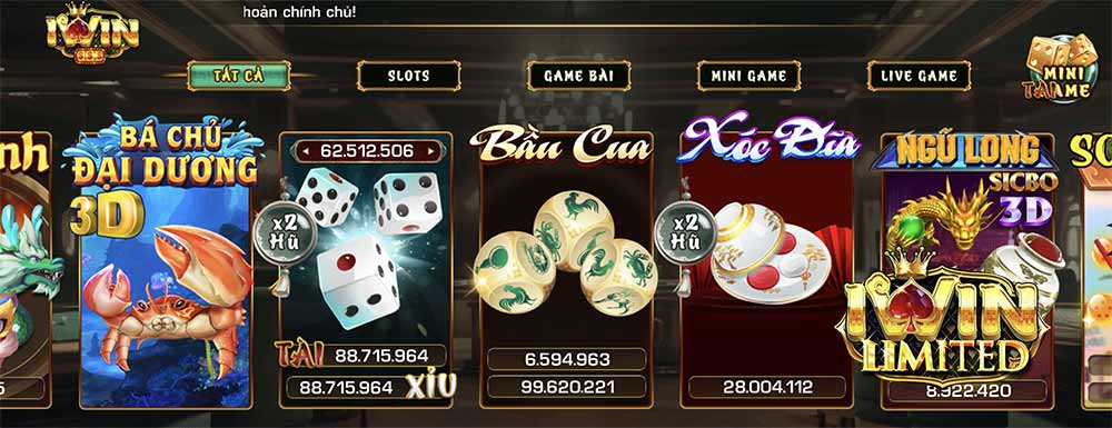 tham gia trò bầu cua nổ hũ iwin