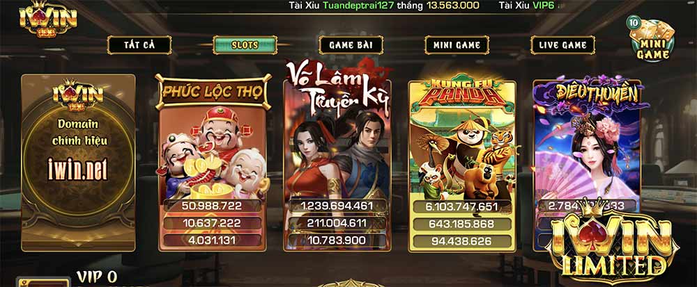 tham gia nổ hũ võ lâm truyền kỳ iWin