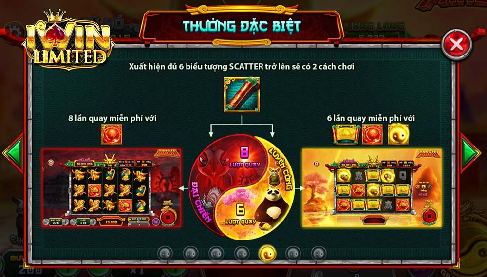 Thưởng đặc biệt Kungfu Panda iWin