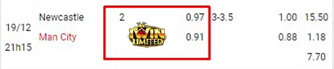 ví dụ kèo 2 trái tài xỉu