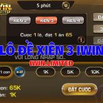 Lô đề xiên 3 trên iWin