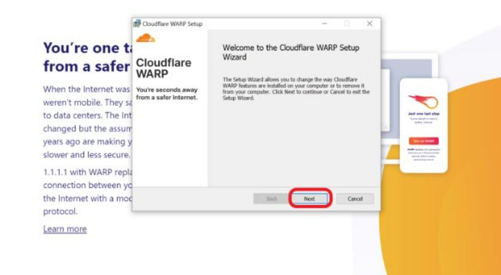 Cài đặt 1.1.1.1 VPN chơi iWin