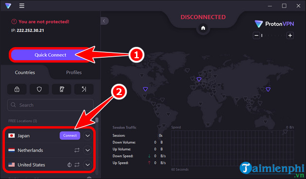 Chọn máy chủ VPN có vị trí gần với máy chủ game để giảm độ trễ.