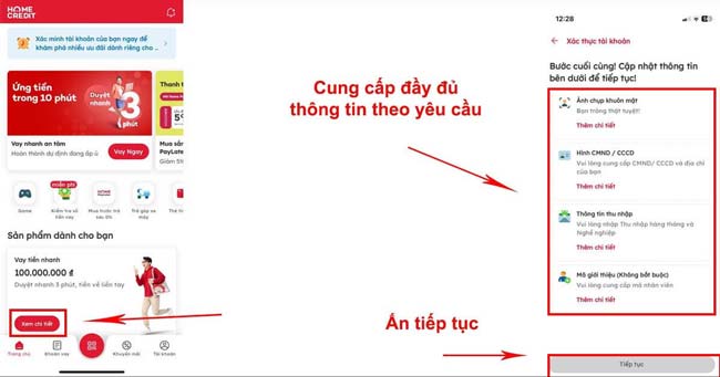 Cung cấp giấy tờ theo yêu cầu
