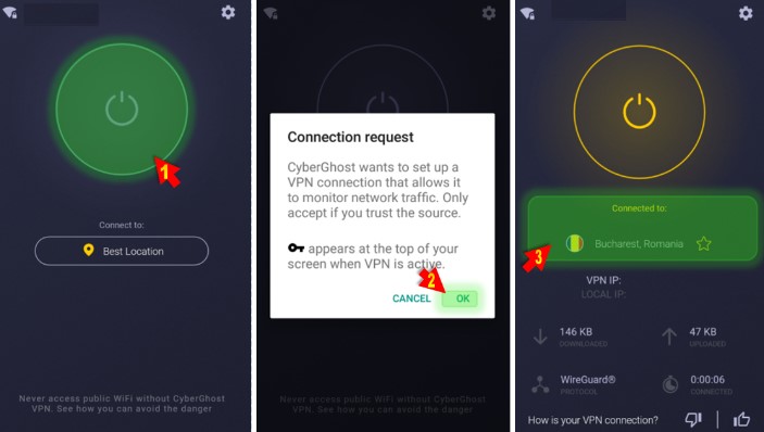 Kích Hoạt Và Thiết Lập Kết Nối VPN Ban Đầu