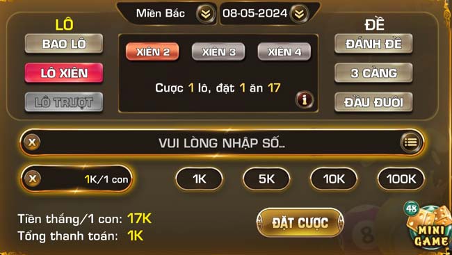 Giới thiệu bảng tỷ lệ trả thưởng của nhà cái iWin